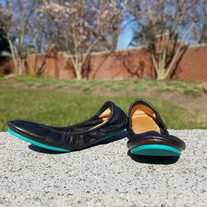 Tieks Matte Black Flats 6